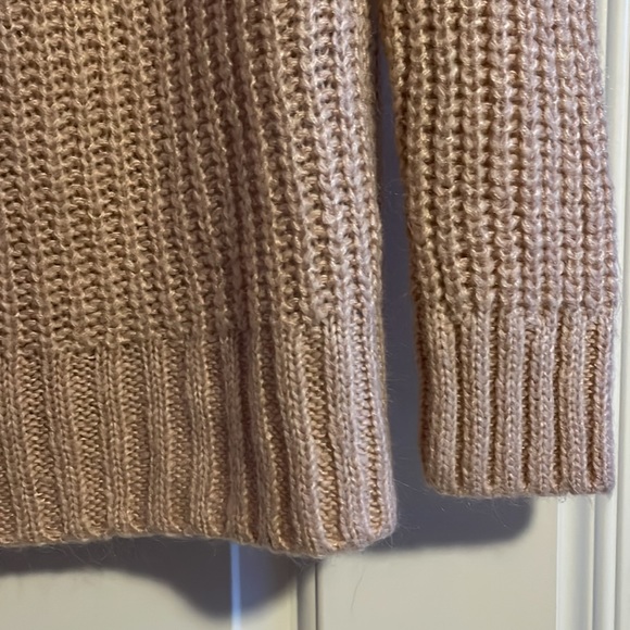 Light Pink Turtleneck Sweater - Picture 3 of 5